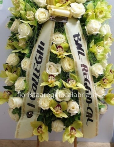 cuscino orchidea e rose