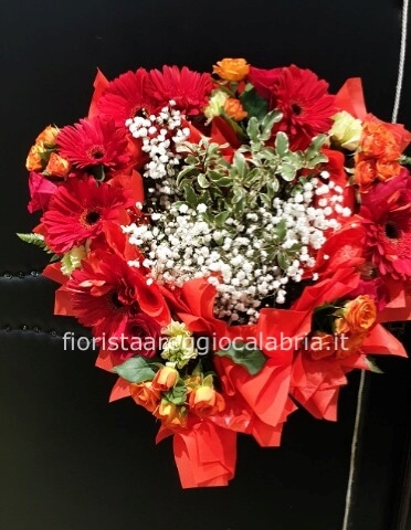 bouquet struttura cuore