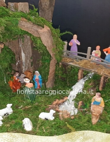 presepe artigianale cm 50