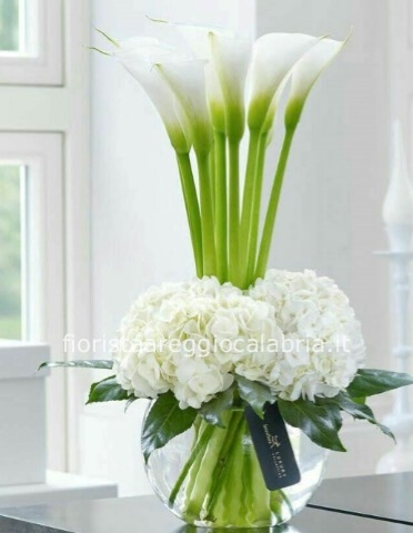 calle e ortensie 10 calle + 3 ortensie